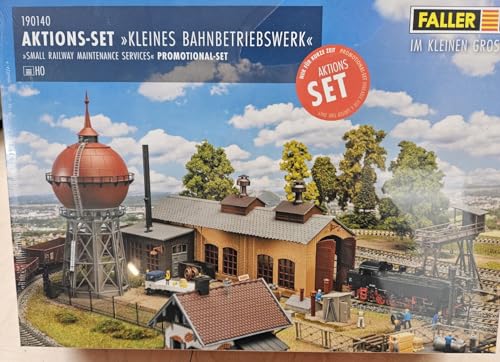 Faller 190140 H0 Aktions-Set Kleines Bahnbetriebswerk von FALLER