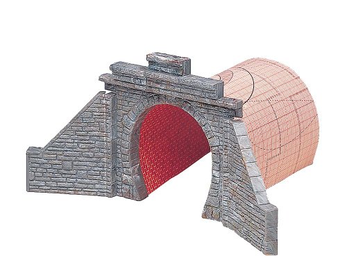 FALLER 120558 - Tunnelportal für Dampflok, 1-gleisig, Grau von FALLER