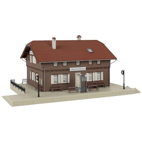 FALLER 191822 - Bahnhof Hirschsprung - Spur: H0 - Gebäude für Modelleisenbahnen - Maßstab: 1:87 von FALLER