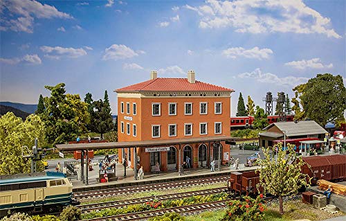 FALLER FA 110135 Bavarian Statn HO Scale Building Kit Bayerischer Bahnhof Weisenbach, Nicht angefragt, Medium von FALLER