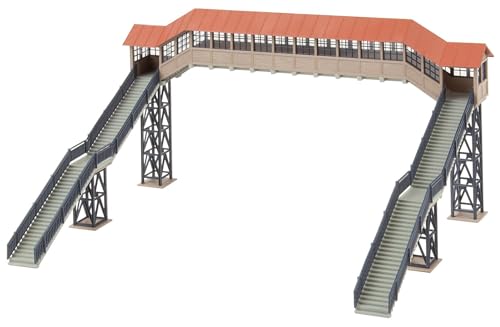 Faller 120109 H0 Fußgaengerbruecke mit Ueberdachung, 38.8 x 18.5 x 7.9 cm, Verschieden von FALLER