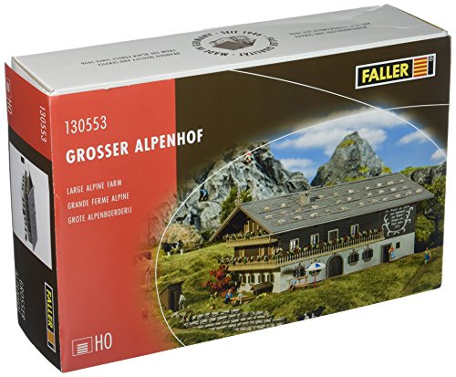 Faller FA130553 Großer Alpenhof Modellbausatz, Zubehör, Mehrfarbig, L von FALLER