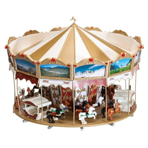 Faller Kinderkarussell Modellbausatz mit 158 Einzelteilen Ø 121 x 90 mm I Modelleisenbahn Zubehör H0 I Modelleisenbahn H0 Kirmes Kinderkarussell, Verschieden von FALLER