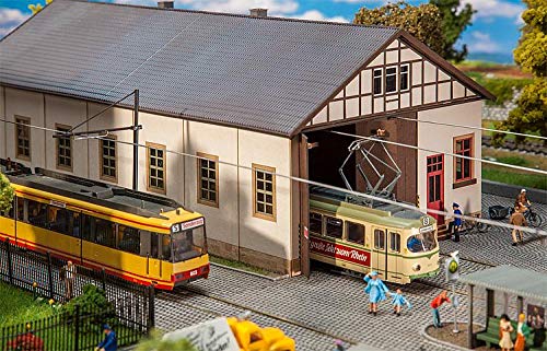 Faller Straßenbahndepot Naumburg, Bausatz Miniaturwelten H0 (1:87), Art. 120289 von FALLER