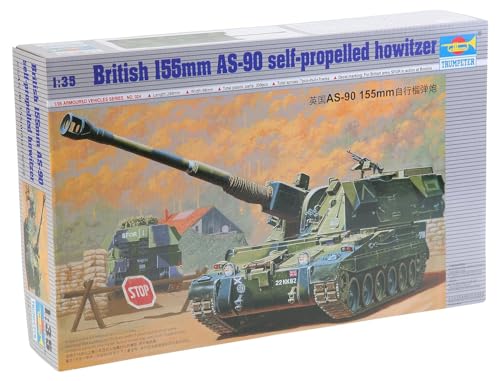 Trumpeter 00324 Modellbausatz Britische 155 mm AS-90 Selbstfahrlafette, Verschieden von FALLER