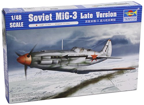 Trumpeter 02831 Modellbausatz Soviet MiG-3 Late Version, Verschiedene von FALLER