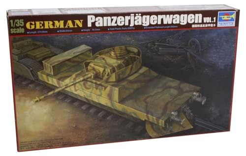 Trumpeter 9580208003689 368 Modellbausatz German Panzerjägerwagen, Verschieden von FALLER
