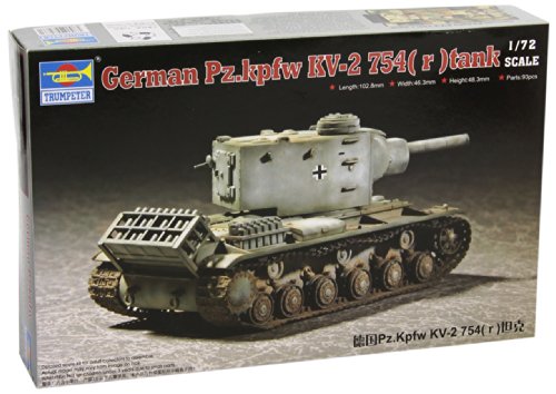 Trumpeter 9580208072661 7266 Modellbausatz Pz.Kpfw. KV-2 754 ( r), Verschieden von FALLER