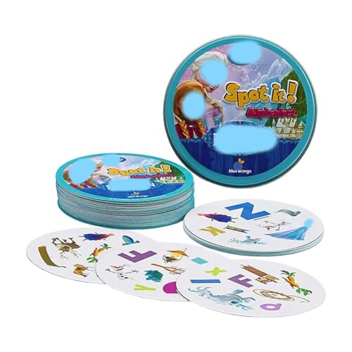 FAMILIO 55 Karten Cartoon Kartenspiel Kinder Anime Cartoon Karten Familie Prinzessin Kartenspiel Kinder Puzzle Spiel für 2-8 Spieler ab 4 Jahren Kinder Lernspiel Familienspiele (Englisch) von FAMILIO