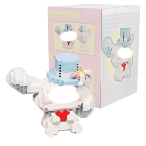 FAMILIO-Anime Hund Miniatur Bausteine Puzzle Karikatur Hund DIY Modellbau Karikatur 3D Mini Puzzle Kinder Educational Toys Puzzle für Jungen und Mädchen Weihnachts Geburtstags Geschenk von FAMILIO