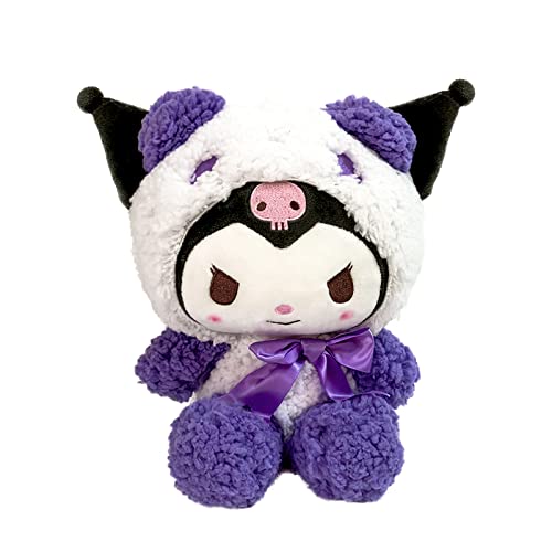 FAMILIO My melody Kuromi Plüsch Spielzeug My melody Kuromi Cartoon Plüschtier Kinder Plüsch Spielzeug niedlich Plüschpuppe Geburtstagsgeschenk für Kinder Jungen Mädchen weiche Plüschpuppe von FAMILIO