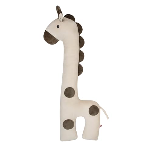 FANCY Giraffe Kuscheltier großes Kuschelkissen 90 cm - Süße Plüschtier XXL Cute Riesen Kissen Karotten Plüsch Geschenk für Mädchen und Jungen (Giraffe) von FANCY