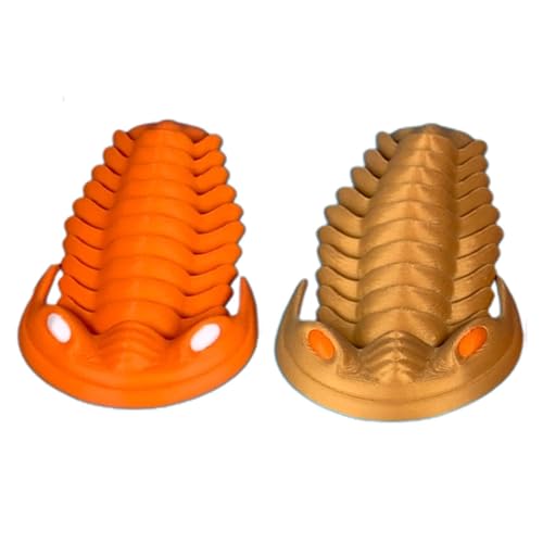 FANGZ 3D-gedrucktes Zappelspielzeug, Trilobit-Spielzeugfigur,Trilobit Spielzeug bewegliche Tierfigur | Trilobite Toy Fidget Sensory Toy Favors, 3D-gedruckte Tierskulptur für Wohnzimmer von FANGZ