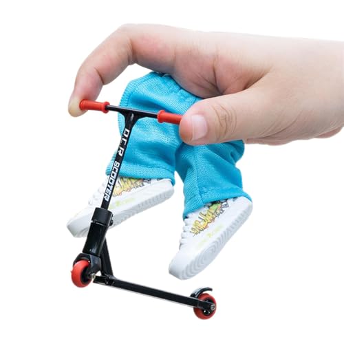 FANGZ Fingerspielzeug-Skateboards,Fingerspielzeug-Set beinhaltet Finger Scooter Finger Pants Schuhe | Finger-Ersatzräder und Werkzeuge für Bewegung, Partyzubehör von FANGZ