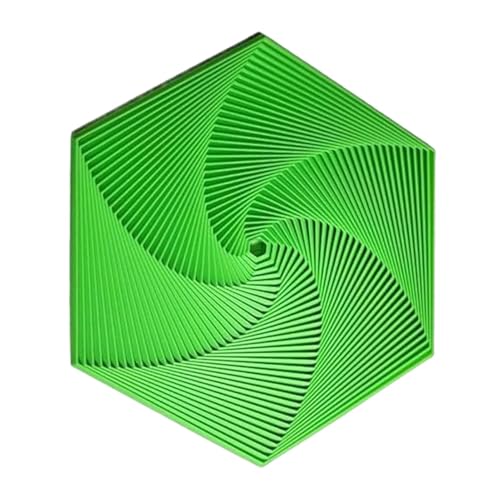 Fractal Fidget Hexagon, 3D-Gedruckter Hexagon-Fidget-Spinner, Anti-Angst- und Stressabbau-Fidget-Spielzeug, Fidget-Sechseckwürfel, sensorisches Spielzeug für Kinder und Erwachsene von FANGZ