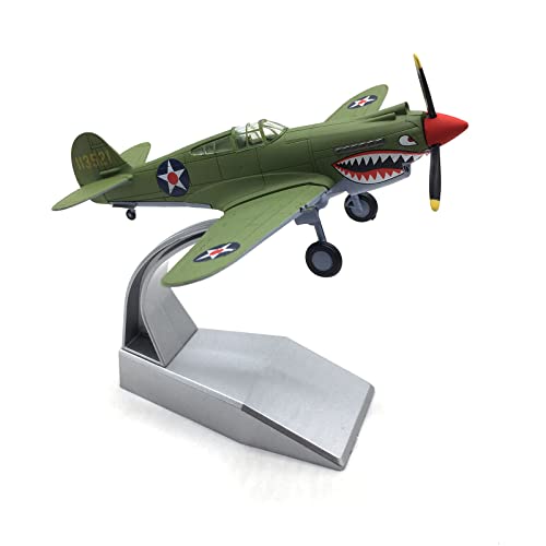 FANKAIXIN 1:72 Amerikanisches Flugzeugmodell P-40 Fighte Tomahawk Kolbenkampfflugzeugmodell Druckguss-Flugzeugmodellflugzeug zum Sammeln, Festivalgeschenk von FANKAIXIN