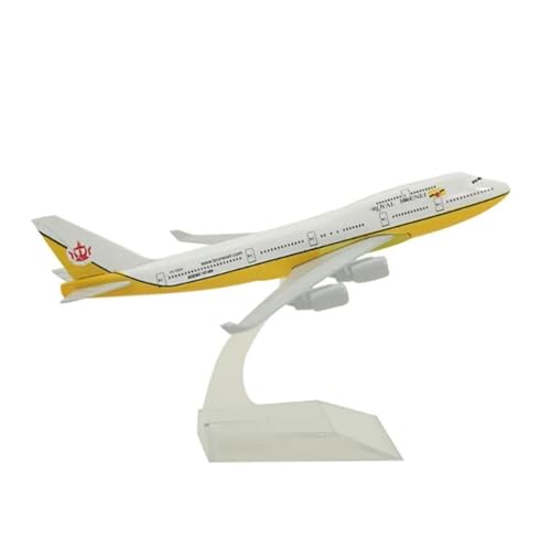 FANKAIXIN Flugzeug B747-400 Brunei Miniatur-Flugzeugmodelle aus Druckgusslegierung, 16 cm, Maßstab 1/400, Souvenir-Sammlung, Geburtstag von FANKAIXIN