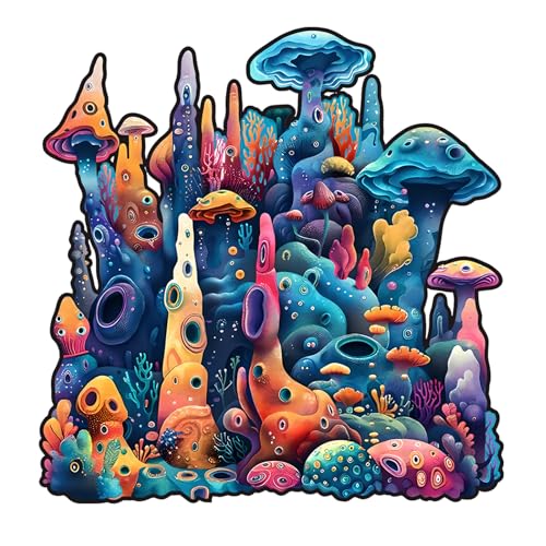 Holzpuzzle Erwachsene, einzigartige Holz Puzzle, Wooden Puzzle, Koralle XL Holzpuzzle Erwachsene, einzigartige Holz Puzzle, Wooden Puzzle, Koralle XL von FANTASTIC HOUSE