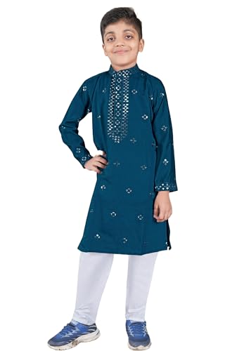 FASHION BAZAR 365 Indische Kinder tragen besondere römische Seide mit Arbeit, Kinder, Jungen, 9707 (1, 10) von FASHION BAZAR 365