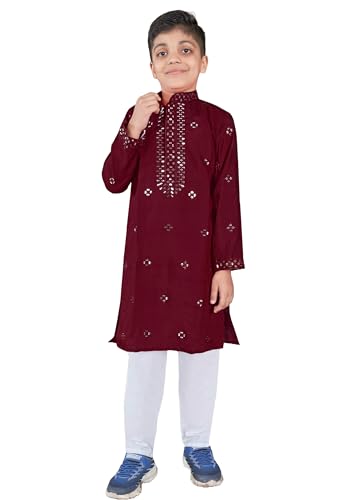 FASHION BAZAR 365 Indische Kinder tragen besondere römische Seide mit Arbeit, Kinder, Jungen, 9707 (3, 10) von FASHION BAZAR 365