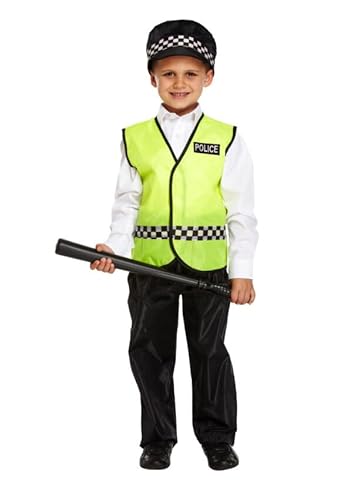 FASHION MY LOVE Kinder-Polizisten-Kostüm, Polizistenkostüm, Polizistenkostüm, Halloween-Kostüm, Polizistenkostüm, Halloween-Kostüme für Jungen, Polizistenkostüm von FASHION MY LOVE