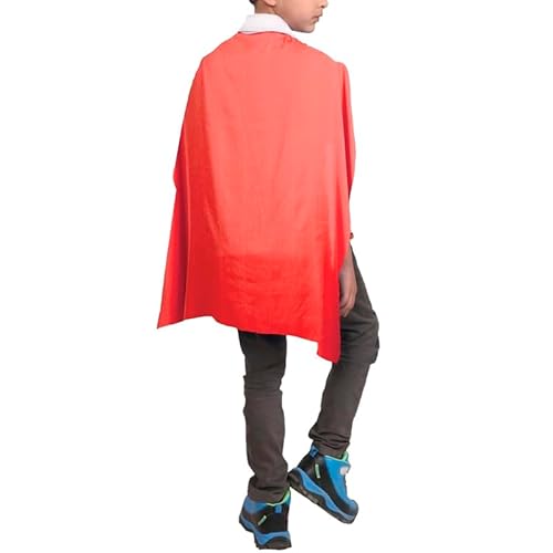 Deluxe-Umhang für Kinder, Satin-Umhang, Superhelden-Verkleidung, Umhang für Jungen und Mädchen, Kostüm, Halloween-Rollenspiel-Zubehör Deluxe-Umhang für Kinder, Satin-Umhang, Superhelden-Verkleidung, Umhang für Jungen und Mädchen, Kostüm, Halloween-Rollenspiel-Zubehör von FASHIONISM
