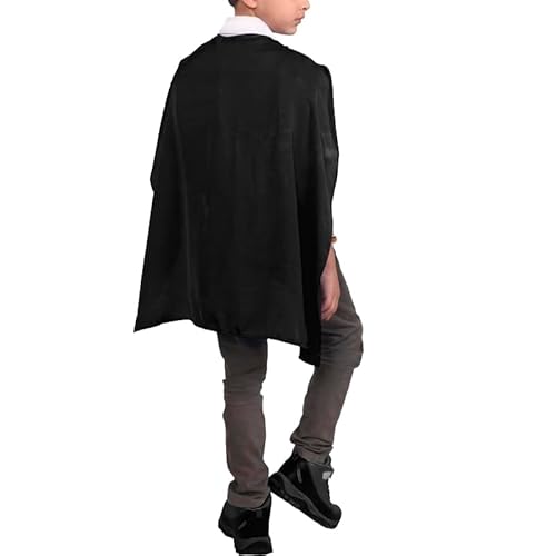Deluxe-Umhang für Kinder, Satin-Umhang, Superhelden-Verkleidung, Umhang für Jungen und Mädchen, Kostüm, Halloween-Rollenspiel-Zubehör Deluxe-Umhang für Kinder, Satin-Umhang, Superhelden-Verkleidung, Umhang für Jungen und Mädchen, Kostüm, Halloween-Rollenspiel-Zubehör von FASHIONISM