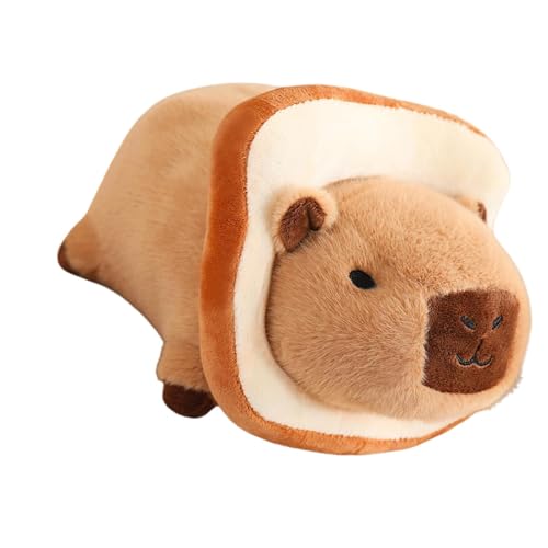 FASSME Capybara-Plüsch, Capybara-Plüschtier | 10-Zoll-ultraweiches Capybara-Plüschtier, Wurfkissen-Stoffpuppen, realistische Tierplüschtiere, Heimdekoration für Feiertage und besondere Anlässe von FASSME