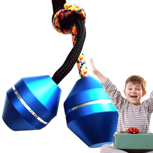 Kleines Fingerspielzeug,Finger-Yo-Yo-Spielzeug | Tragbares Finger-Spinner-Yo-Yo-Spielzeug | Multifunktionales Cooles Finger-Spin-Bump-Fähigkeitsspielzeug mit 2 Perlen aus Aluminiumlegierung für von FASSME