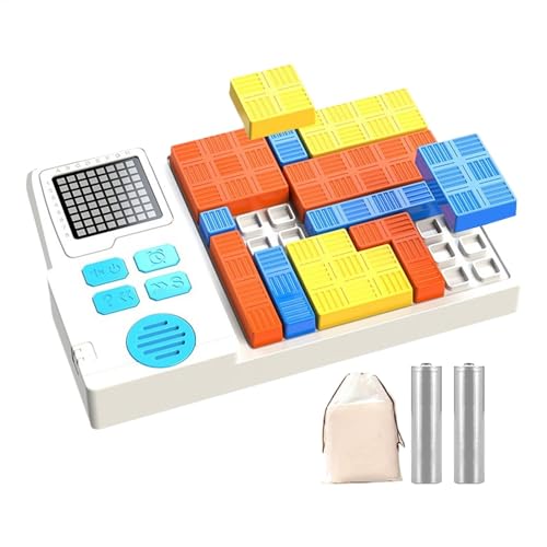 Reise-Puzzle, Hand-Puzzle-Spiele für Kinder, lustige Handheld-Spiele, Konsole, Lernspiele mit Karten für , Mädchen, Erwachsene von FASSME