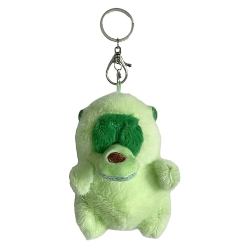 Rucksack-Anhänger Plüsch-Capybara,Plüsch-Capybara-Ornament - Avocado Capybara Schlüsselanhänger Anhänger gefüllt - Sammelpuppenspielzeug für Kinder zum Spielen, Plüschtiere, Begleiter für Schultasche, von FASSME