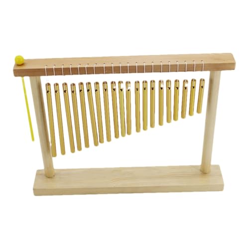 Stabglockenspiel,Musikalische Glockenspielinstrumente | Tisch-Windspiel-Instrument mit Schlägel,Einreihiges Bar Chimes Schlaginstrument, Schlaginstrument für Kinder von FASSME