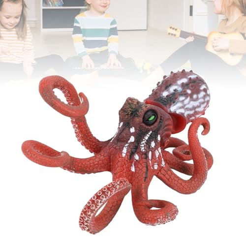 Großes Oktopus-Statue-Modell, Ozean-Oktopus-Modellspielzeug, PVC-Kraken-Dekorfigur für Aquarium-Dekoration, Oktopus-Modell, Lebendige Simulierte Tiere, Figur, Oktopus-Spielzeug von FAUOSWUK