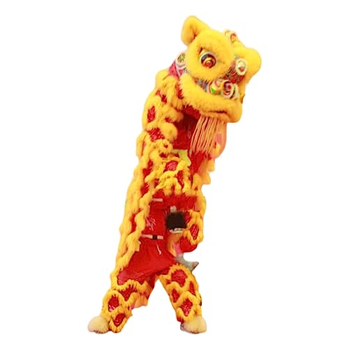 FBHDKJNFG Chinesischer Löwentanz Kostüm Wool Dragon Dance Chinese New Year Festive Performance Wool Lion Chinese New Year Lion Costume Lion Dance Head von FBHDKJNFG