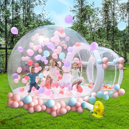 Aufblasbares Seifenblasenhaus 3m, TPU Seifenblasenzelt für Kinder Erwachsene mit Gebläse & Pumpe, Blasenhaus für Indoor Outdoor Garten Hinterhof Geburtstag Hochzeit Party Aufblasbares Seifenblasenhaus 3m, TPU Seifenblasenzelt für Kinder Erwachsene mit Gebläse & Pumpe, Blasenhaus für Indoor Outdoor Garten Hinterhof Geburtstag Hochzeit Party von FBSPORT
