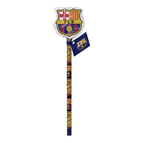 Barcelona FCB FC Bleistift mit Gummi verziert (CYP tp-12-bc) von Barcelona