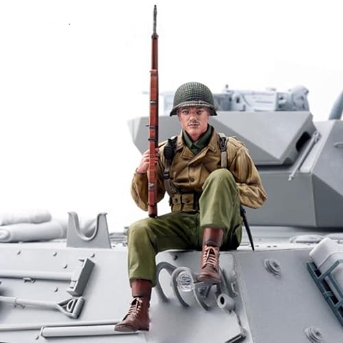 1/16 WWII Panzersoldat Resin Modellbausatz Unbemalt und unmontiert Figur Resin Modellbausatz (ohne Panzer) //7j7S1F von FCBEL