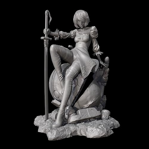 1/24 Ancient Female Warrior Samurai Resin Model Kit Unbemalt und unmontiert Soldier Resin Model Kit // k9t2D10F von FCBEL