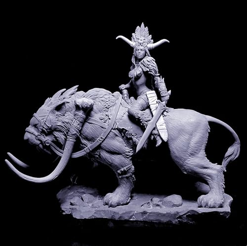 1/24 Ancient Tribal Knight Warrior Resin Model Kit Unbemalt und unmontiert Soldat Resin Model Kit // X7W4S2 von FCBEL