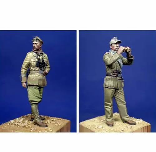 1/35 WWII Soldier Resin Model Kit Unbemalter und unmontierter Soldier Resin Model Kit (2 Figuren) // X5J6D16 von FCBEL