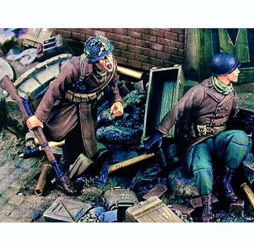 1/35 WWII US Soldier Resin Model Kit Unbemalt und unmontiert Soldier Resin Model Kit (2-Personen) // X8J7D2 von FCBEL