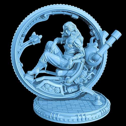 90mm Sci-Fi Agentin Kriegerin Resin Modellbausatz unbemalt und unmontiert Figur Resin Modellbausatz //k34c1F von FCBEL