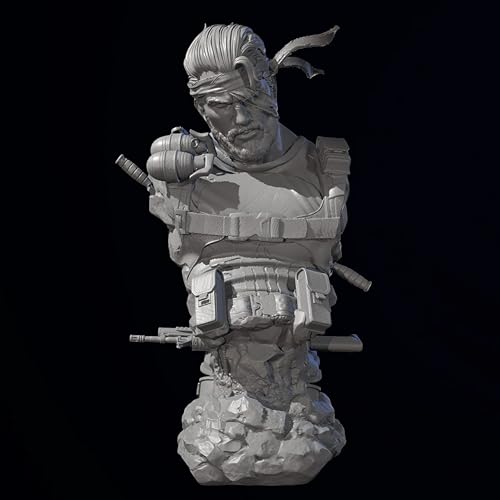 95mm Sci-Fi Agent Warrior Resin Büste Modellbausatz Unbemalt und unmontiert Soldat Resin Modell // k0t6D2F von FCBEL