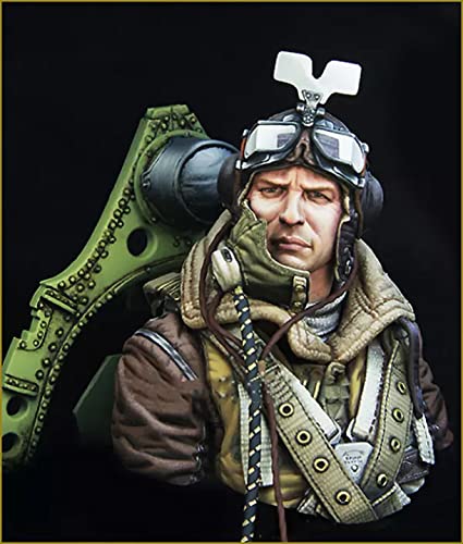 FCBEL 1/10 Resin-Charakterbüste Modell eines Luftwaffenpiloten aus dem 2. von FCBEL