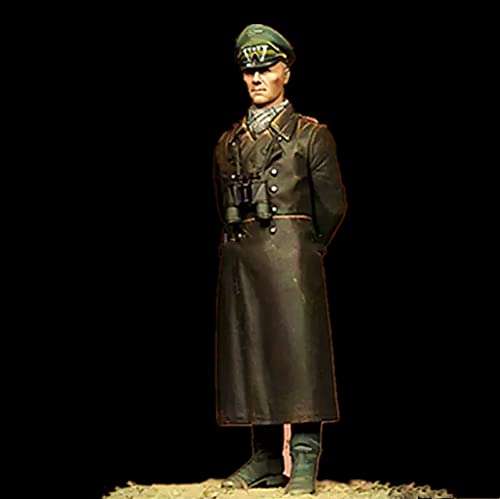 FCBEL 1/16 120mm WWII Deutscher Kommandant Rommel Resin Soldaten Modell, ungefärbt und unmontiert Militär Thema Modellbausatz/Y2751 von FCBEL