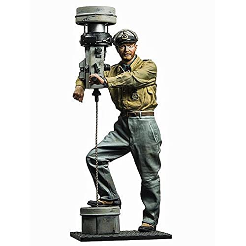 FCBEL 1/16 120mm WWII Deutscher U-Boot Kommandant Resin Soldatenmodell, unmontiert und unbeschichtet ungefärbter Modellbausatz / Y0952 von FCBEL