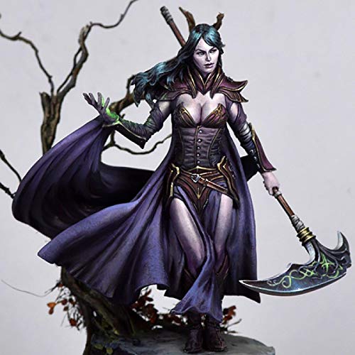 FCBEL 1/24 Dark Elf Sorceress Resin Character Die-Cast Modell, unmontiert und unbemalt Mini Soldier Set/E4692 von FCBEL