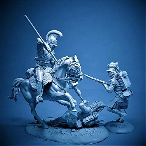 FCBEL 1/32 Ancient European Knight Combat Miniatur-Bausatz Resin-Druckgussmodell, unmontierter und unbemalter Charakter-Modellbausatz //Lx6-93 von FCBEL