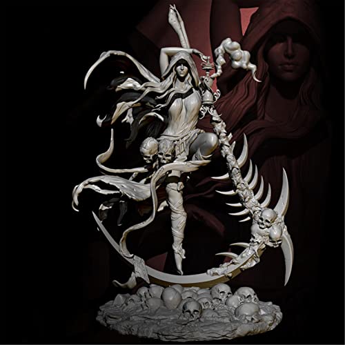 FCBEL 100mm antikes Fantasy-Hexenkrieger-Miniaturset aus Resin-Druckguss-Modell, unmontiertes und unbemaltes Charaktermodell-Set - X1575F von FCBEL