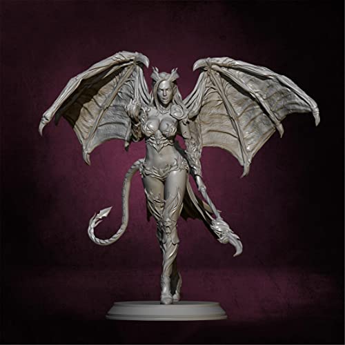 FCBEL 75mm 1/24 Sci-Fi Vampire Woman Warrior Miniaturbausatz Resin Charakter Druckgussmodell, unmontiert und unbemalt Modellbausatz //V3873J von FCBEL